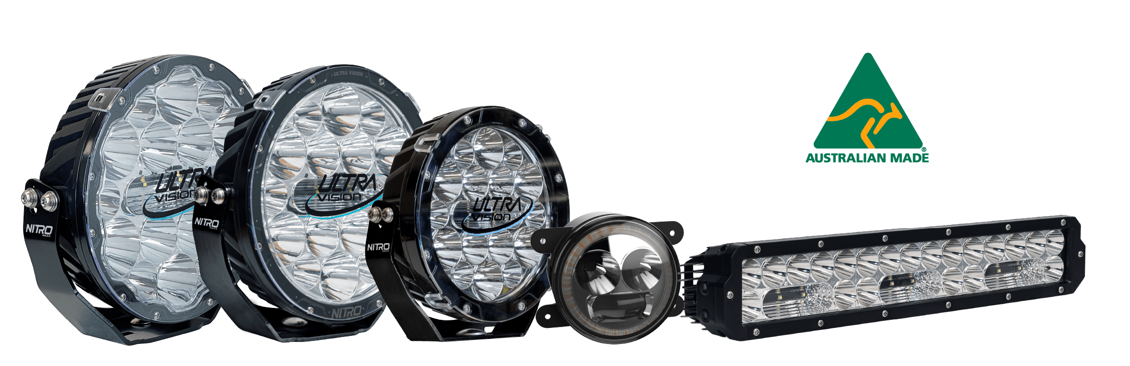 Ultra Vision Nitro LED Driving Light Range