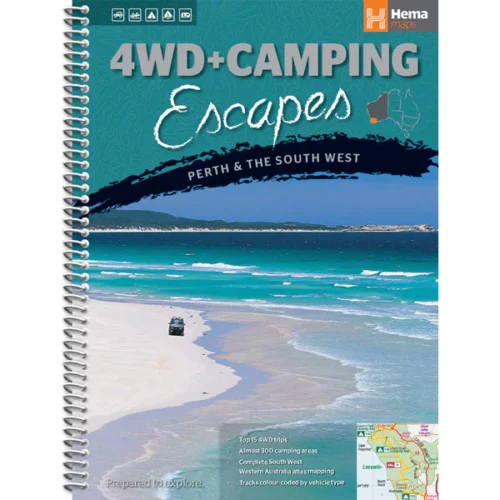 4WD + Camping Escapes Perth & the South West - Hema Maps