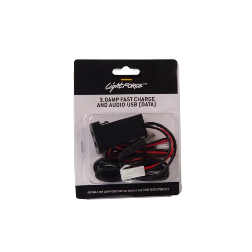 USB Passthrough and Charger to suit Toyota/Holden - Lightforce