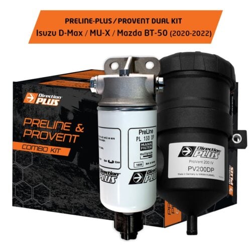 Preline-Plus Pre-Filter + Provent Combo Kit - DMAX/MUX/BT50 - Direction Plus