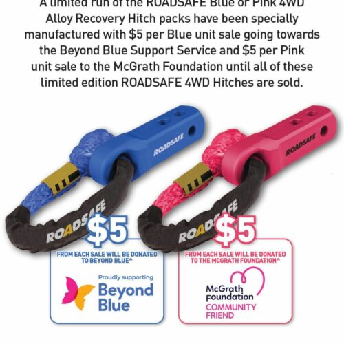 Alloy Recovery Hitch and Soft Shackle - Roadsafe