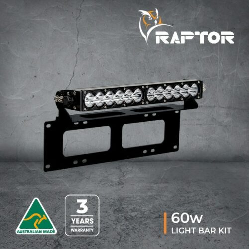 Raptor 60 LED 14.5″ Light Bar Number Plate Kit - 5700K - Ultra Vision Lighting