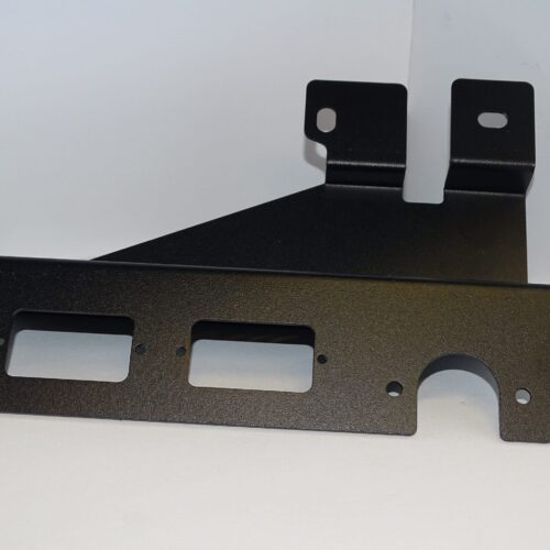 LC300 Trailer Plug Bracket 7 Pin Round Small Plug and 2 Anderson Plugs - M4C