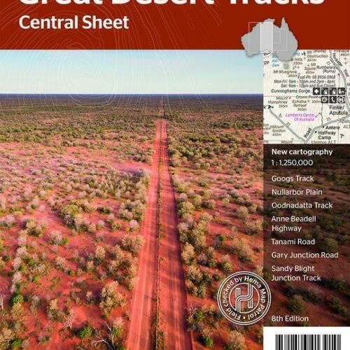 Great Desert Tracks Map - Central Sheet - Hema Maps
