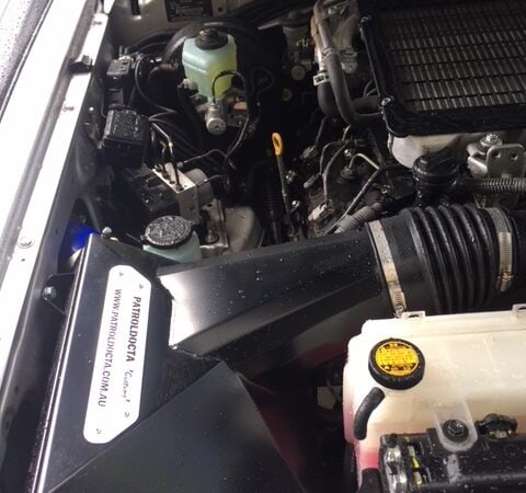 TOYOTA LANDCRUISER VDJ 76 78 79 SERIES V8 TURBO STAINLESS HIGH FLOW 4″ AIRBOX