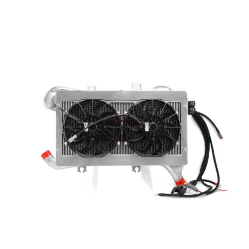 Elite Series Billet Intercooler w/ Fan and Shroud Kit (Toyota Landcruiser 200 Series V8 Diesel 2008+) No factory engine cover mounts