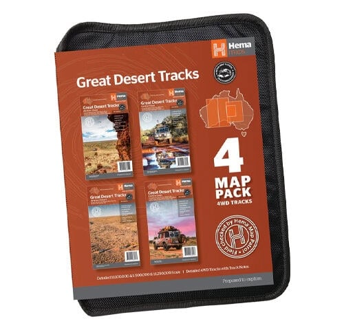 HEMA GREAT DESERT TRACKS MAP PACK 9TH EDITION (EACH) - 9781922668189
