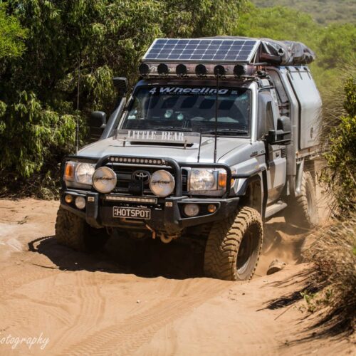 FLAT TOP LOW PROFILE RACK - 750MM X 1250MM - ALUMINIUM - TLRAL07LCSCFT