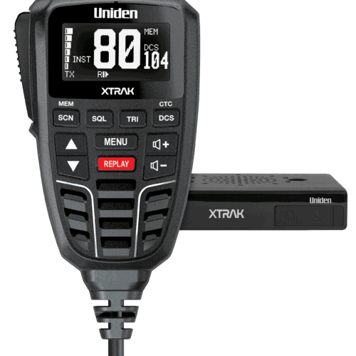 Smart UHF Radio with Large OLED Display Speaker Microphone