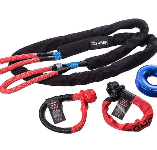 Saber OffRoad Light Weight Winch Recovery Kit (Each) - SBR-WRK1