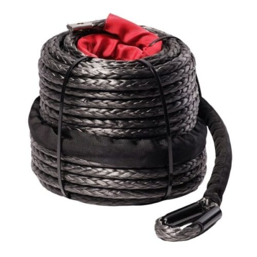 Saber Offroad SaberPro Single Braided Winch Rope 9,500kg 30m Black SBR-30WR-SBLK